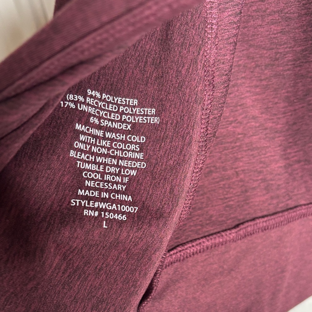 Market & Spruce Burgundy Long Sleeve Blouse - Picture 4 of 4